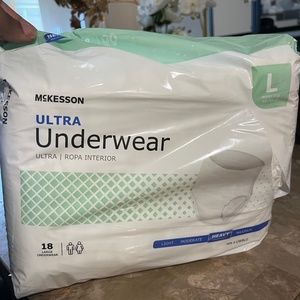 LARGE Ultra Depends Underwear’s